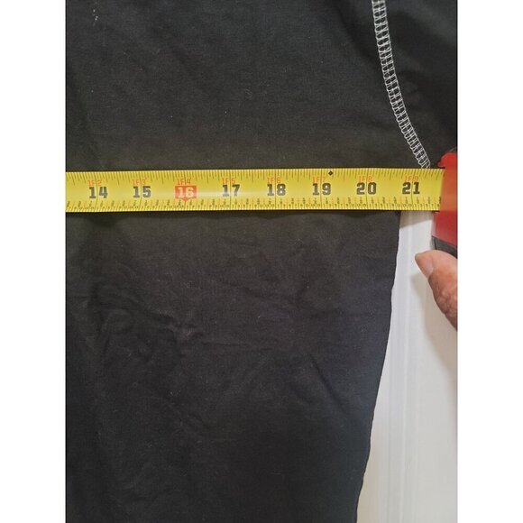 Boohoo Men's Athletics Black Front Embroidery T-Shirt Size 10 - Picture 3 of 8